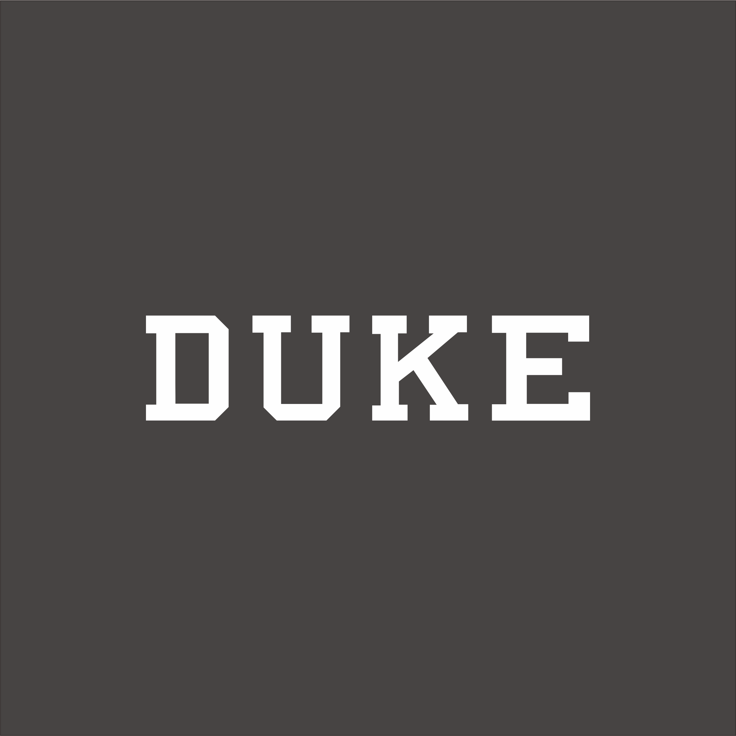 White Duke Blue Devils 1978-Pres Wordmark Logo v7 diy iron on heat transfer